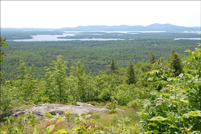 Lake Winnipesaukee from Castle in the Clouds - Far with ledges - summer